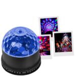 Boule disco rotative à effets lumineux Led Ghost