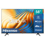 TELEVISEUR HISENSE 58 SMART VIDAA UHD 4K